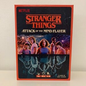 Stranger Things Board Game Attack of the Mind Flayer Netflix 2022 4 Players E